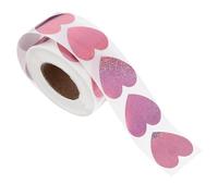 VILLCASE Body Tanning Heart Labels 500pcs Waterproof PVC Easy to Apply and Valentine's Day Party Sunbed Eye Protection Stickers Heart Sun Tan Stickers for Tanning on Back and Arms for Mall