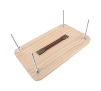 VILLCASE Bookbinding Press Clamp Hand Bookbinding Tool Stainless Steel and Wood Beige Precise Compression for Office Crafting Students and Office Professionals