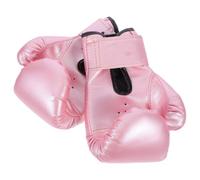 VILLCASE Boxing Gloves for Sparring and Fighting Practice, Pink Pu Leather with Sponge Liner, Adjustable Fit and Optimum Absorbency for Comfortable Training