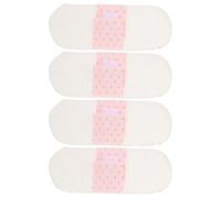 VILLCASE Breathable Cotton Reusable Menstrual Pads 4Pcs Soft Washable Liners for Postpartum and Miscarriage Care
