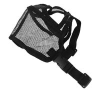 VILLCASE Breathable Mesh Dog Muzzle for Shortnosed Breeds with Adjustable Strap, Soft Lightweight Pet Mouth Cover for Small to Large Dogs during Outdoor Walks and Public Places