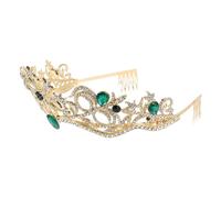 VILLCASE Bridal Crown Tiara for Bride Wedding Hair Accessories with Enduring Sparkle and Elegant Alloy Rhinestone Design, for Weddings and Birthday Parties