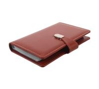 VILLCASE Business Card Organizer with 150 Capacity, Slim Structure and Pu Card Slots, Minimalist Design for Men and Women, for Travel and Office Use