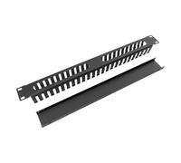 VILLCASE Cable Raceway Rack Server Cable Management Organizer for It Professionals Black Cold Rolled Steel Easy to Disassemble Practical Design for Data Center and Network Equipment