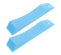 VILLCASE Camper Leveling Blocks Made of Sturdy Silicone 2pcs Rv Stabilizer Pads Prevent Sliding with Effortless Installation for Campervan and Trailer Wheel Ramps