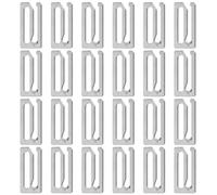 VILLCASE Cape for Suitable for Professional Enhanced, Cleanliness 24pcs Metal Clips with Snap Closure Iron Hairdressing Buckle Hooks Barber Universal Compatibility Salons and Home Use