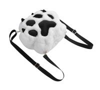 VILLCASE Cat Paw Backpack for Girls Plush Backpack Cute Kitten Design Soft and Cozy for Daily Use for Carrying Small Essentials