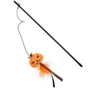 VILLCASE Cat Teaser Stick Material Halloween Themed with Shape Design Interactive for Playing Together and Bonding for Cats
