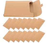 VILLCASE CD Paper Sleeves 100Pcs Kraft Paper Envelopes for Easy Access and Data Protection at Home