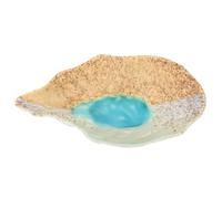 VILLCASE Ceramic Bird Feeding Tray Butterfly Feeder with Creative Design Simple Appearance Easy to Clean Wear and Break Resistance for Yard and Lawn