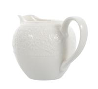 VILLCASE Ceramic Creamer Pitcher Milk Cup with Handle White Large Capacity Heat-Insulated Handle for Milk and Nut Yogurt Daily Use