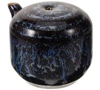 VILLCASE Ceramic Ink Dropper Blue Kiln-glaze Water Container for Chinese Calligraphy Multi-shape Porcelain Ink Dish for Painting and Brush Writing