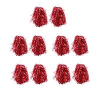 VILLCASE Cheer Poms 25g Each with Handle 10 Pcs Lightweight and Easy to Hold Sports Props for Football Events and Baseball Events Cheerleading Squad