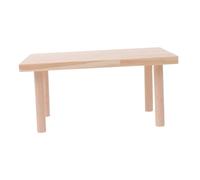 VILLCASE Chew-resistant Wooden Hamster Platform with Ramp Standing Playground for Golden Hamsters Small Animal Cage Accessories for Zone Separation and Climbing