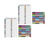 VILLCASE Circuit Breaker Label Set with Adhesive Electric Panel Stickers, Reusable Numbered Circuit Breaker Catalog Markers for Distribution Box and Switch Cabinet, 8 Sheets Pack for Home