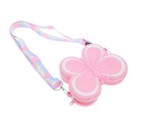 VILLCASE Coin Purse Stylish Pink Butterfly for Decorating a Backpack or Wearing the Wrist Silicone Cute Butterfly Easy to Carry and Portable Small Change Bag Pouch for Little Girls