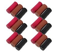 VILLCASE Cold Wave Perm Rods Set Plastic Heatless Curling Rollers with Elastic Bands 18pcs in 3 Sizes 4.0cm, 3.5cm, 3.0cm for Women Adaptable for Hair Types, for Home and Professional