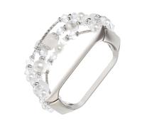 VILLCASE Colored Crystal Pearl Replacement Strap for Stylish Agate Watch Band Alternative Bracelet Durable and Ergonomic Design for Fashionable Wear