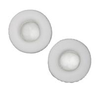 VILLCASE Comfortable round Headphone Pads Replacement with Protein Leather Material, Simple White Headphone Sleeves for Practical Use and Replacing Old or Broken Ear Pads, Suitable