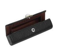 VILLCASE Compact Pu Leather Lipstick Carrying Case with Mirror Small Lipstick Organizer for Travel and Work Efficient Storage and Chic Design to 11.6cm
