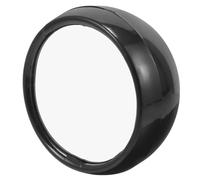 VILLCASE Computer Rearview Mirror 3 Inch - Clip-on Convex Monitor Mirror for Office Cubicle Safety - See Behind You & No More Surprise from Boss - Black Blind Spot for Desk