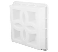 VILLCASE Concrete Hollow Brick Mold for Outdoor Landscaping and Constructing Garden Borders, Weather-Resistant Plastic Material with Precision Molding, Lightweight Reusable Concrete Casting