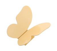 VILLCASE Copper Butterfly Cabinet Knobs Decorative Vintage Modern Drawer Pulls for Wardrobe Dresser Cupboard Smooth Polished Surface with Safe Grip Easy Installation for Double Door
