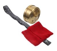 VILLCASE Copper Moxibustion Box 2pcs Set with Screw Cap and Single-Layer Cloth Cover, Smokeless Moxa Stick Burner Holder for Household Moxa Heat Pack Therapy Random Color Random Color