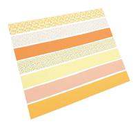 VILLCASE Cotton Fabric Strips Multi-Colour Floral Design 7pcs with Delicate Pattern Craft Fabric for Sewing and Quilting, for Home Decorations and Craft Projects