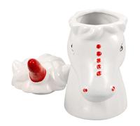 VILLCASE Creative Ceramic Mythical Creature Mug 500ml Cartoon Style Unique Appearance Design Novelty Wine and Cocktail Drinking Cup for Bar and Party Use