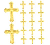 VILLCASE Cross Confetti Table Scatter Durable Plastic Decorative for Religious Baptism Wedding Birthday Party Shower Valentine Day Celebration