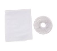 VILLCASE Curtains Polyester 2pcs White Screen Self-Adhesive Mesh Window Tear-Resistant for Protection, Invisible Net Design and Mosquito Suitable for Home Reading Room Windows