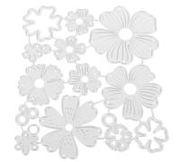 VILLCASE Cutting Die Wedding Invitation Card Decoration and DIY Scrapbooking, Flower Shape Carbon Steel for Sturdy Metal Craft Mold Not Easy to Crack or Break