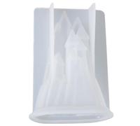 VILLCASE D Castle Silicone Mold Castle Silicone Mould Crystal Epoxy DIY Craft Projects White Creative