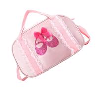 VILLCASE Dance Bag Oxford Cloth Lightweight Pink Ballet Backpack | Delicate Pattern Design, Comfortable Carry, Not Easy to Deform, for Little Girl Ballerinas