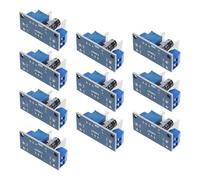 VILLCASE Dc Voltage Regulator Kit Precise Voltage Regulation with Compact Board Design and 10pcs Adjustable Power Module for Electronics Projects and Repairs