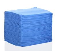 VILLCASE Disposable Massage Table Sheets Bulk Packaging 100pcs Blue Nonwoven Material Sturdy and Breathable Disposable Massage Sheets for Beauty Treatments and Spa Salon Use