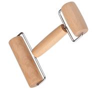 VILLCASE Double Head Wooden Rhinestone Roller for Crystal Art, Beechwood Rolling Tool with Dual Heads, DIY Art Drill Accessory for Mosaic Craft and Rhinestone Painting