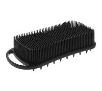 VILLCASE Double Sided Skin Cleansing Bath Brush Face Washing Brush 5.5x3.5x1.2inch Silicone Gentle Exfoliating Masculine Design for Men Beard Cleaning and Body Wash Scrubbers