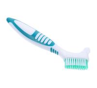 VILLCASE Double-sided Turtle Shell Cleaning Brush for Aquatic and Land Turtles Wide and Narrow Heads for Mud and Gap Cleaning Lightweight Portable Tool for Household Use Green