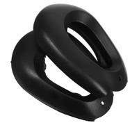 VILLCASE Ear Protectors Portable Silicone Hair Coloring 2 Pairs Black for and Reusable Ear Covers during Hair Styling Face Pack Dyeing and Hairdressing