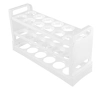 VILLCASE Egg Holder Rack for Refrigerator Door Eggs Storage Case Stand Easy Access Sturdy Pet Material