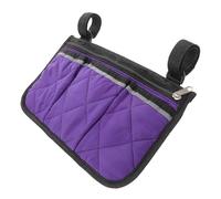 VILLCASE Electric Wheelchair Accessories and Sturdy Polyester Material Wheelchair Armrest Side Bag with Large Capacity Keeping Items Organised Efficiently and Strollers