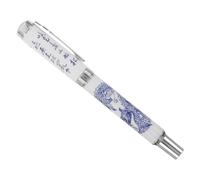 VILLCASE Elegant Blue Porcelain Fountain Pen Smooth Ergonomic Writing Instrument for Office Supplies Artistic Journaling Professional Use Lightweight Design for Easy Carrying