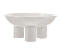 VILLCASE Elevated Plastic Cat Food Bowl for Kittens and Puppies with Raised Height Design and Non-slip Base, Ergonomic Feeding Bowl Suitable for Home Decoration and Pet Feeding