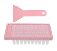 VILLCASE Empty Lip Gloss Tubes with 5g Capacity, White Plastic Lip Balm Containers Featuring Simple Operation and Versatile Compatibility, Includes Filling Tray and Spatula for DIY Homemade