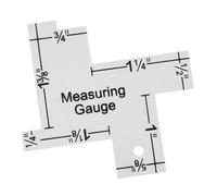 VILLCASE Equilateral Multi-side Aluminum Quilting Ruler Metal Cutting Template for Patchwork Sewing Craft Precision Measuring Tool for DIY Sewing Enthusiasts