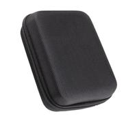 VILLCASE Eva Cable Organizer Bag for Storage of Label Printer Black with Oxford Cloth Material, Compact Cord Pouch Label Paper and Mini Photo Printer, for Travel and Tech Accessories