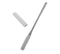 VILLCASE Exfoliating Shower Foot Scrubber Brush Set with Soft Silicone Toe Gap Cleaner and Itch-Relief Replacement Head Foot Washing Brush for Dead Skin Removal in Shower