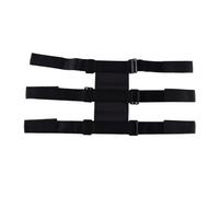 VILLCASE Extinguisher Fixed Band Rope Strap Cup Fixed Rope Nylon Black for Flashlight and Extinguisher Easy to Install and Wearproof